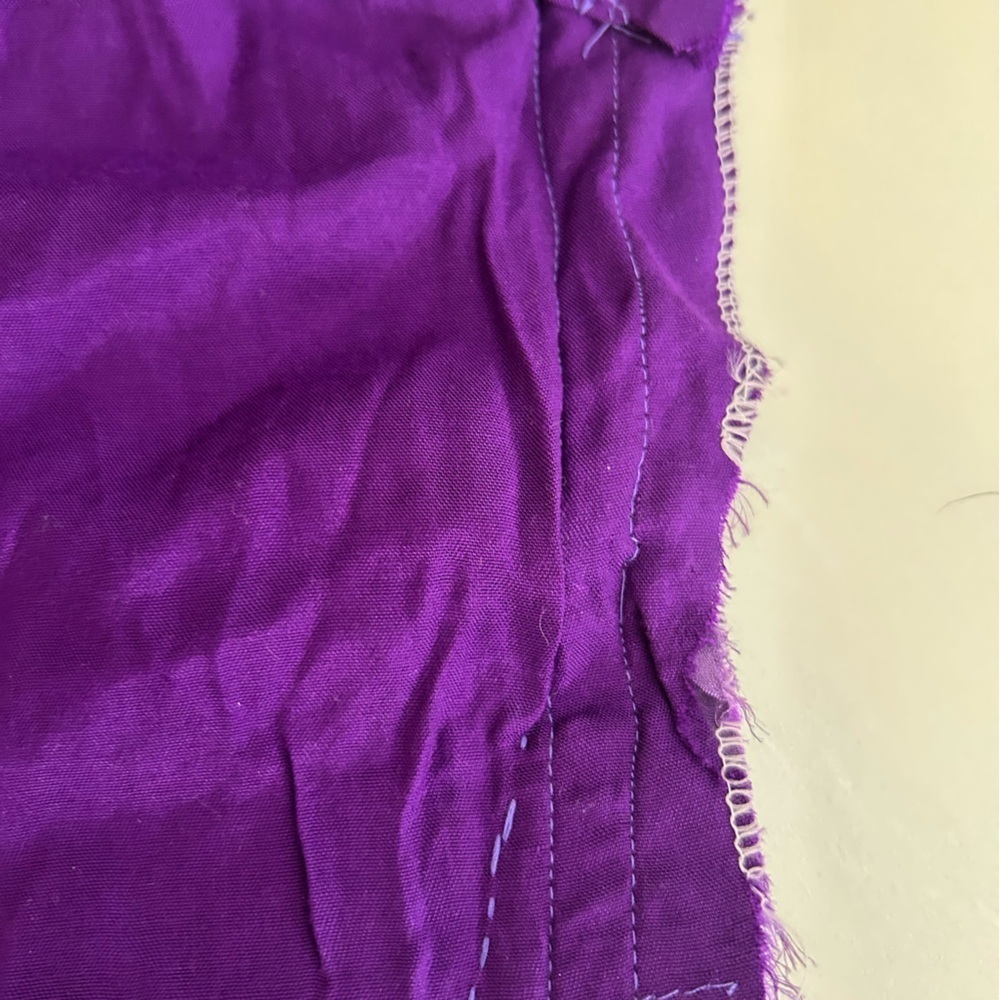 Purple Embellished Saree with Matching Blouse - Picture 11 of 11